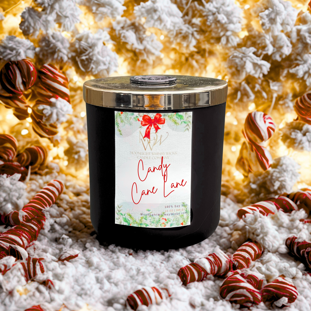Candy Cane Lane | Luxury Soy Wax Candle or Wax Melt