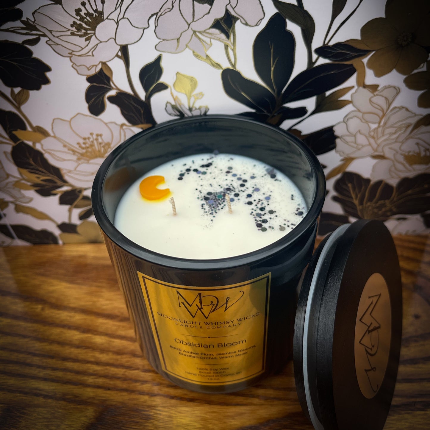 Obsidian Bloom | Luxury Soy Wax Candle