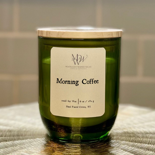 Morning Coffee | Roasted Coffee Bean Soy Candle for Cozy Mornings & Café Vibes