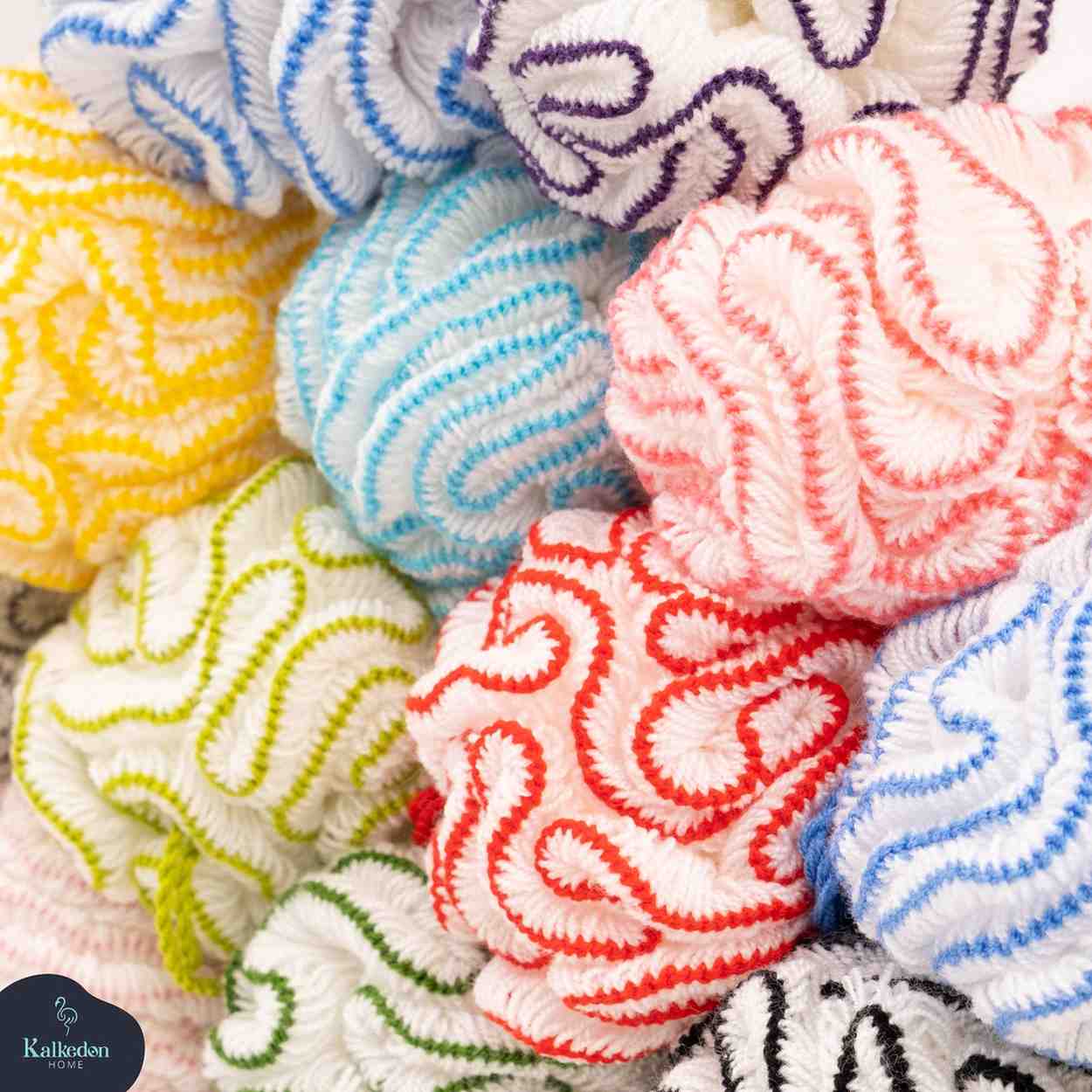 Organic Cotton Shower Pouf