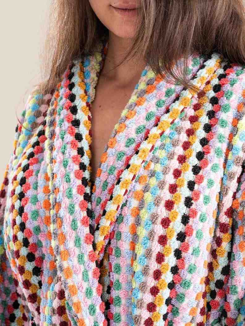 Pom Pom Bathrobe