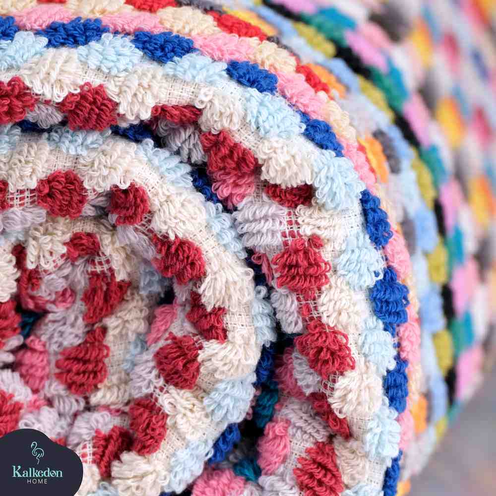 Pom Pom Bath Towel