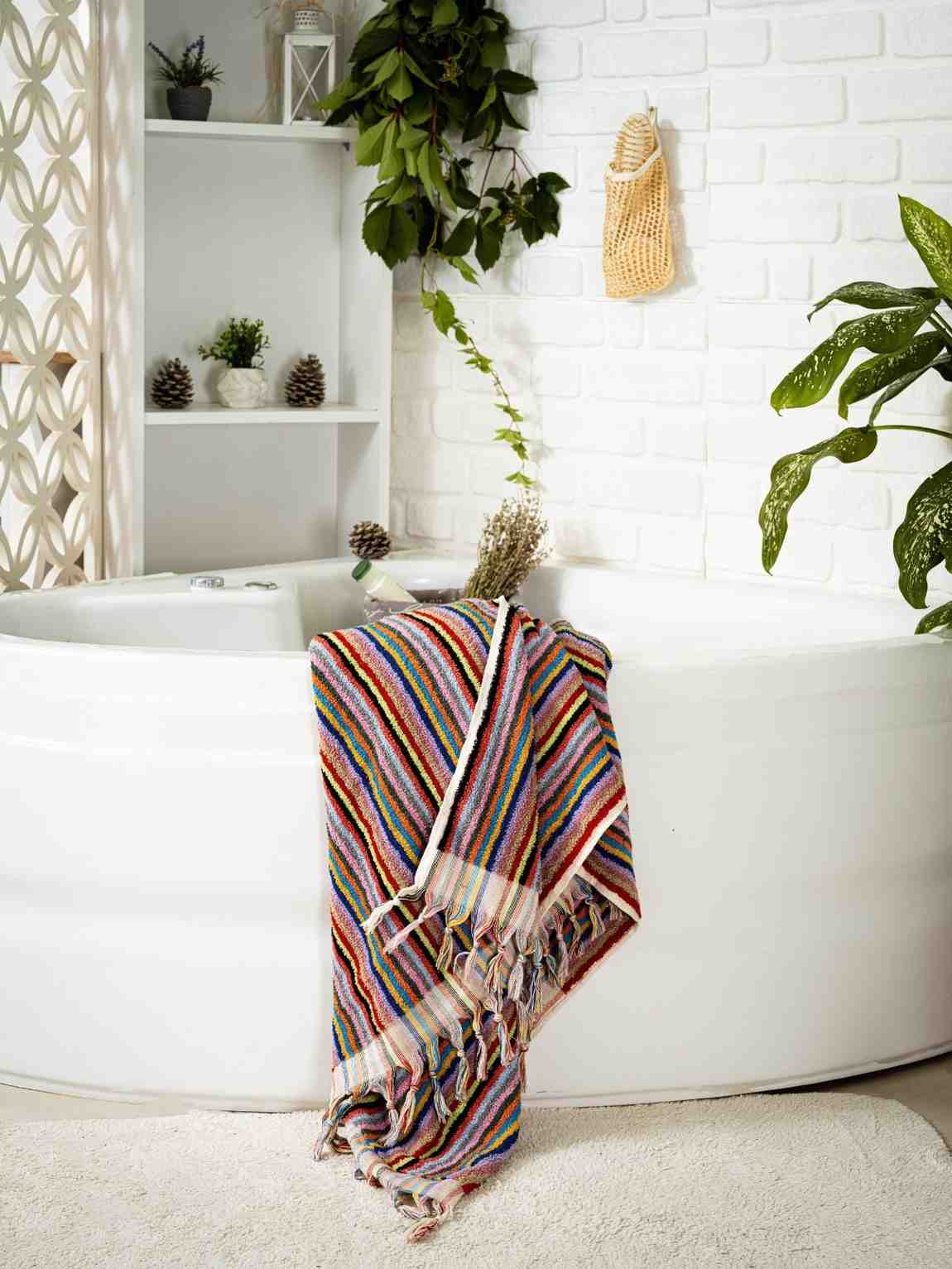 Striped Bath Towel