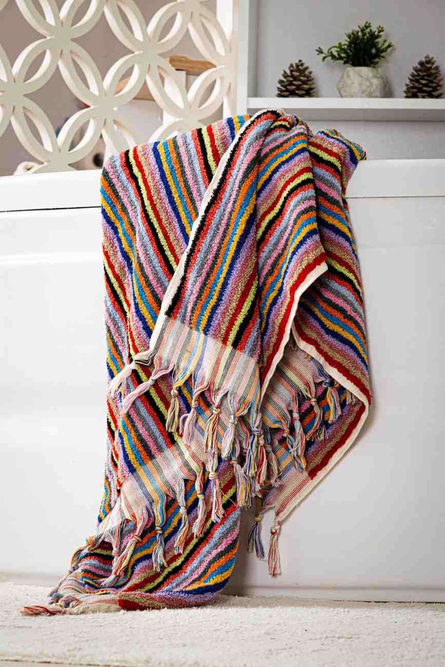 Striped Bath Towel